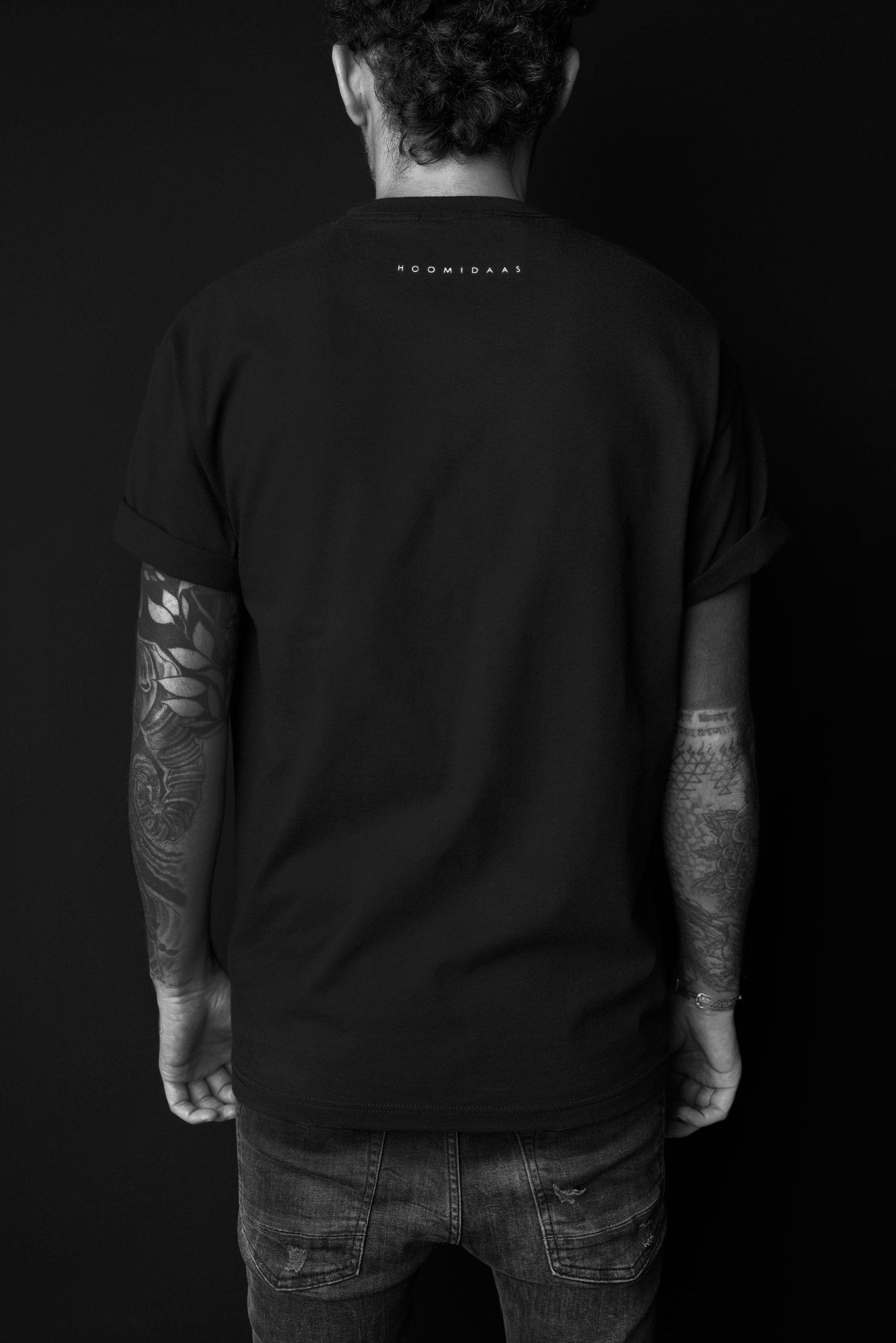 Hoomidaas Black Logo - T-Shirt - Reborn Project Clothing
