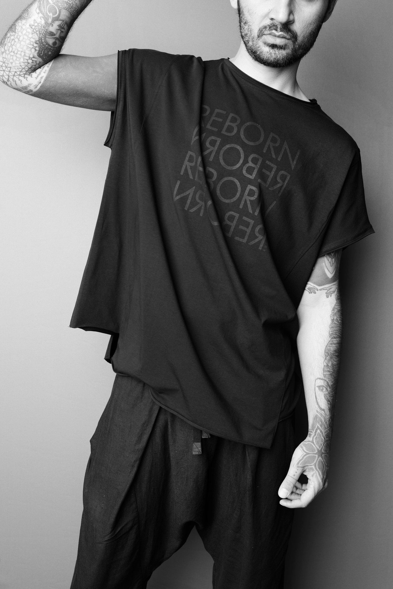 Reborn Sleeveless Shirt - Large Logo - Reborn Project Clothing