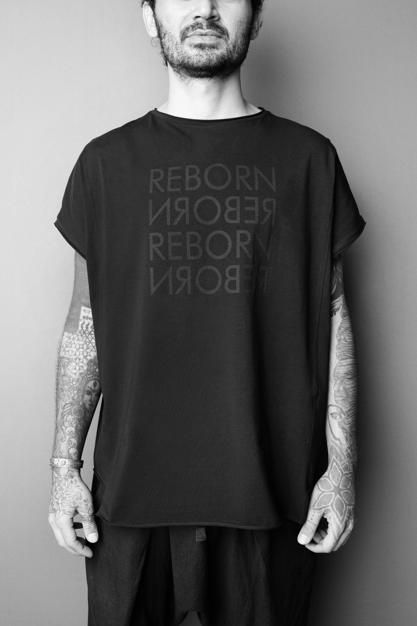 Reborn Sleeveless Shirt - Large Logo - Reborn Project Clothing