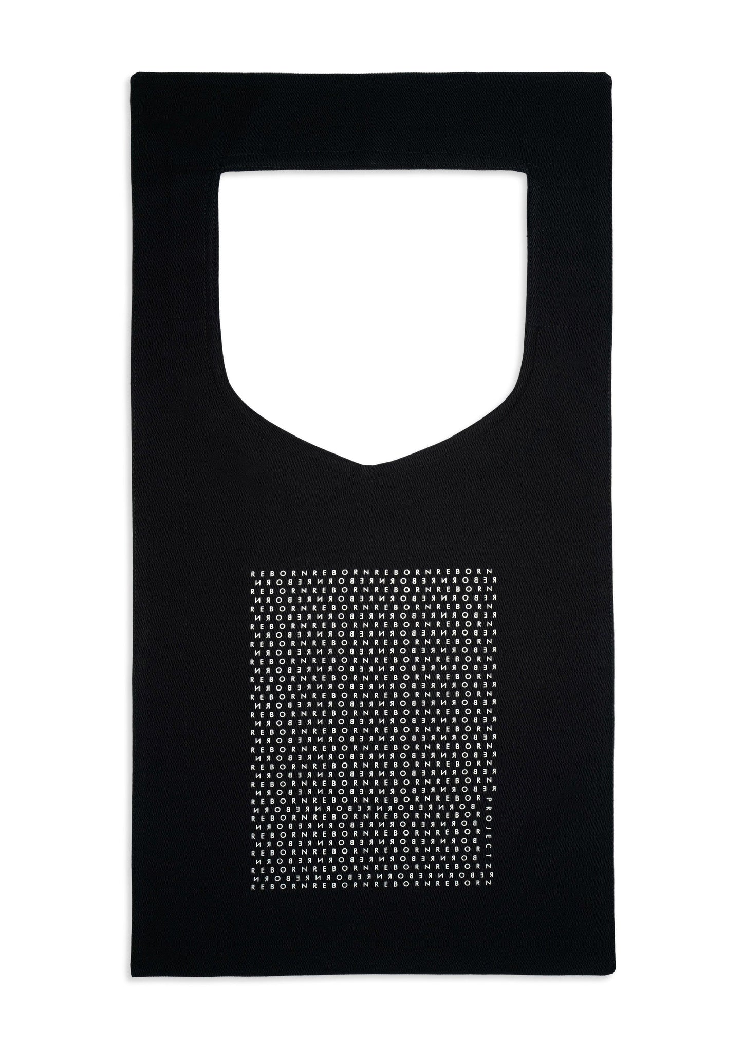 Reborn Tote Bag - Small White Logo - Reborn Project Clothing